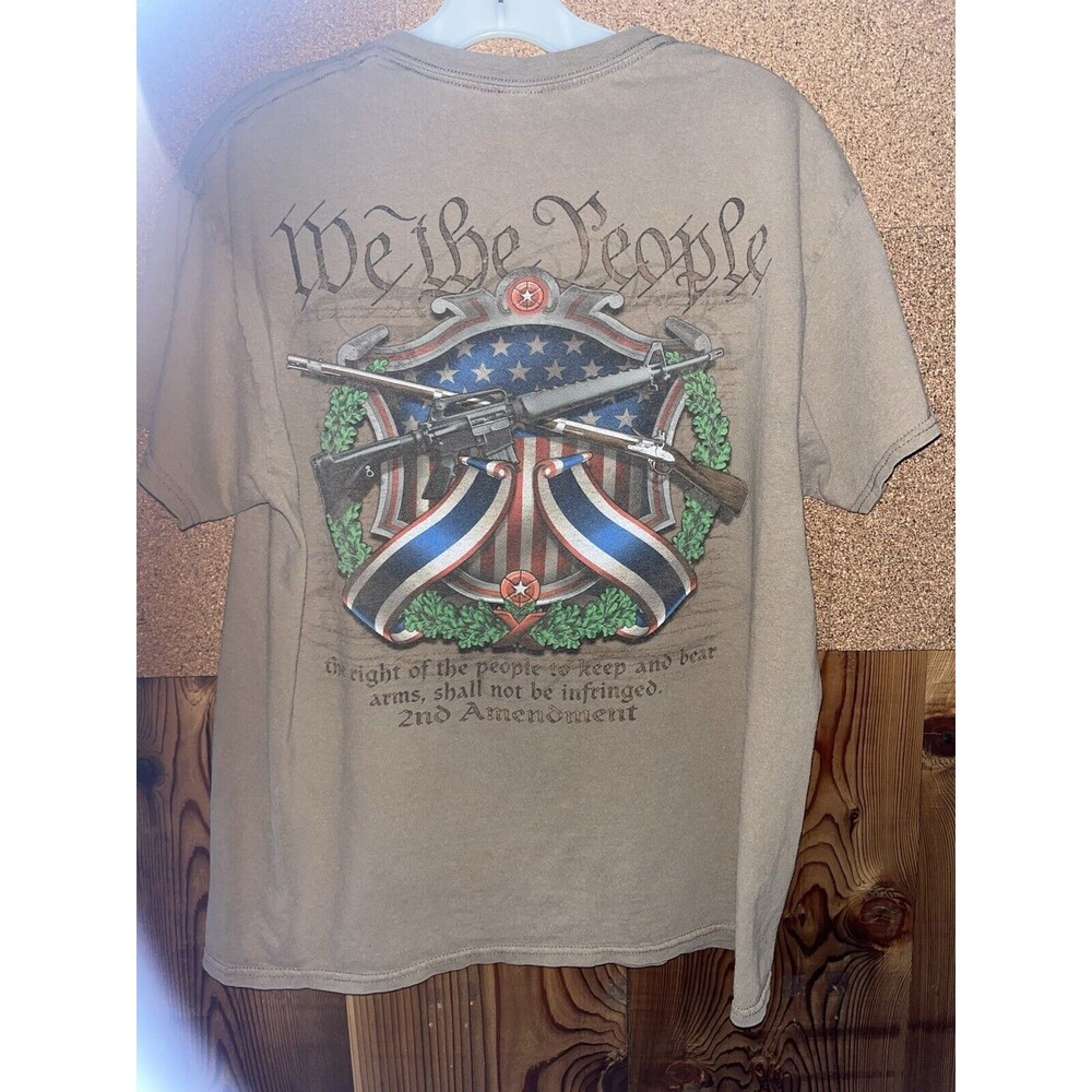 Right To Bear Arms 2nd Amendment T Shirt We The People Size M Men